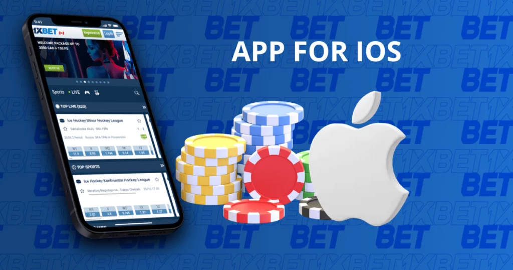 1xbet App for iOS device