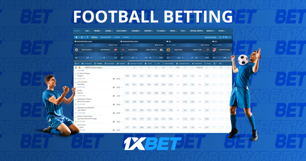 Football Betting at 1xBet