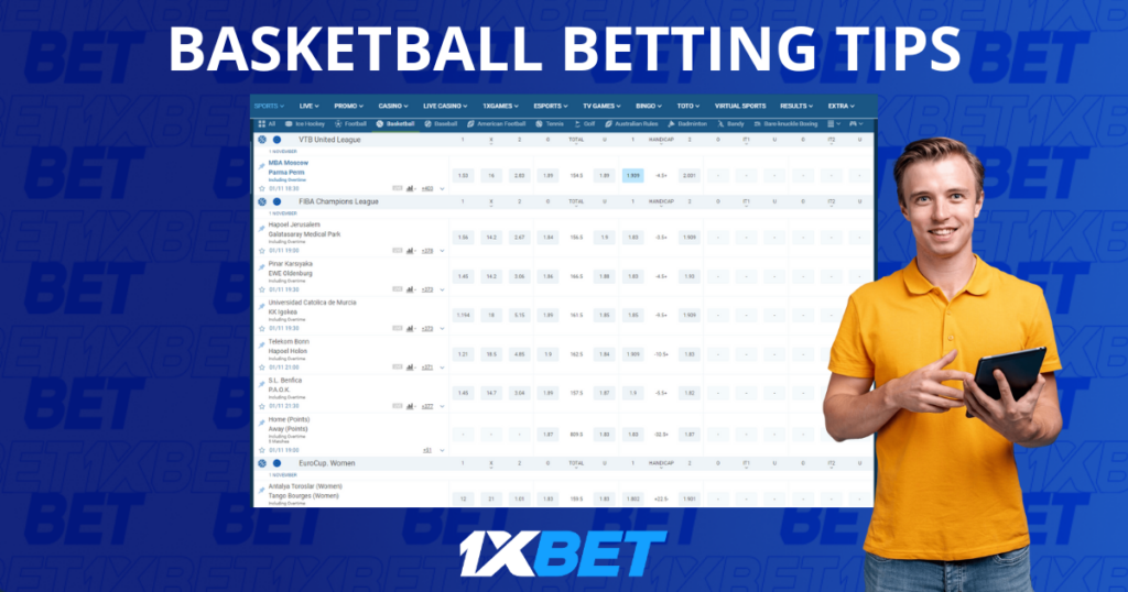 Basketball Betting Tips at 1xBet