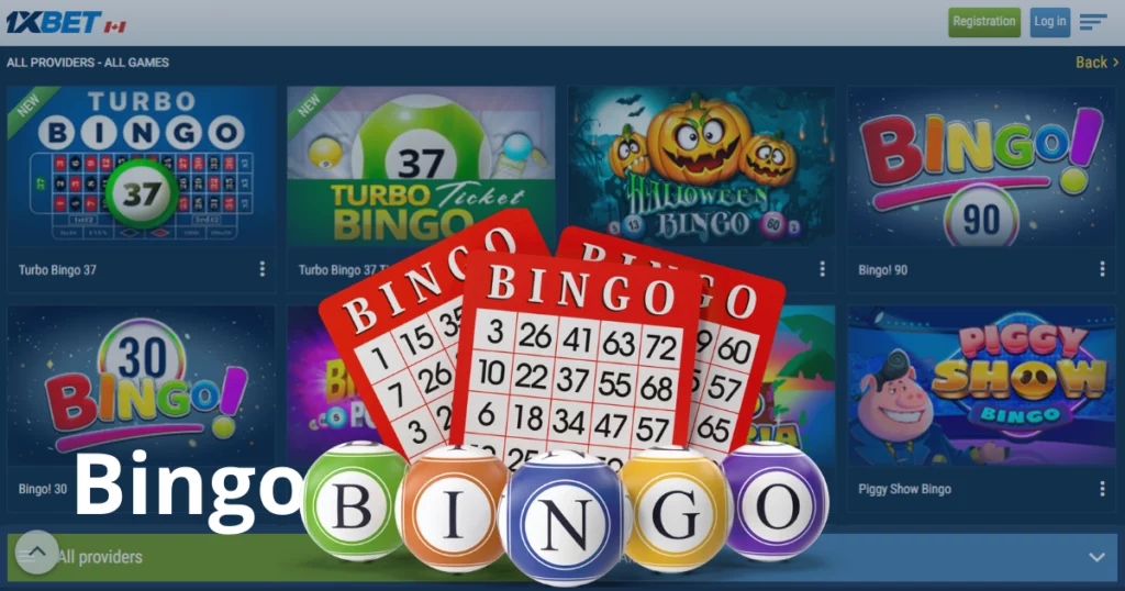 Bingo at 1xBet