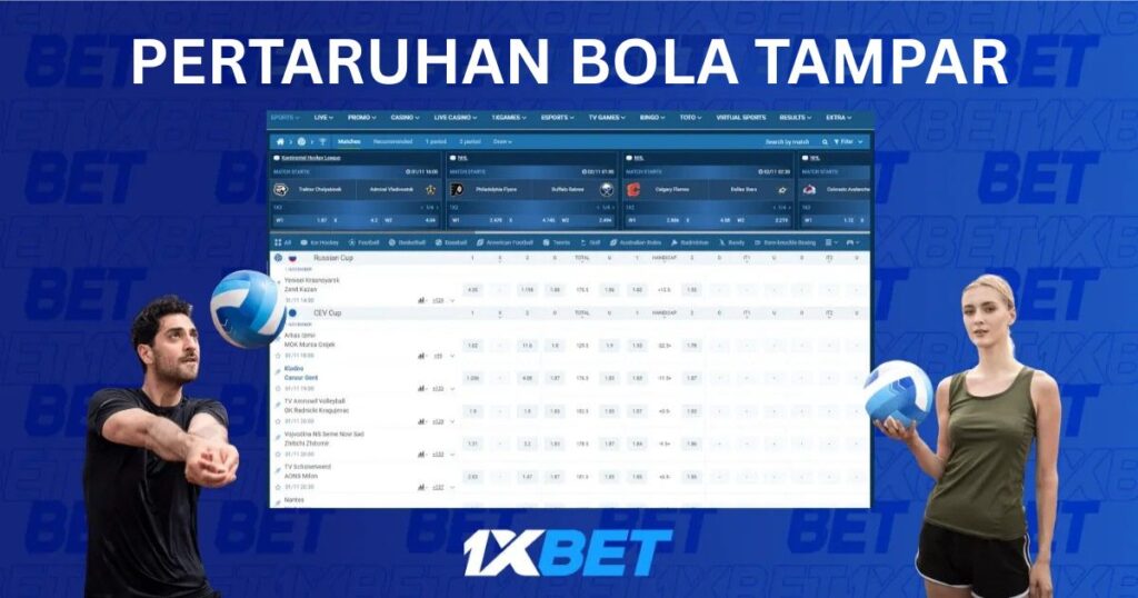 Alami Pertaruhan Bola Tampar dengan 1xBet