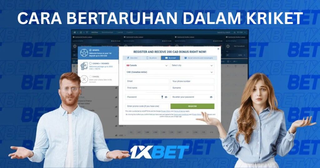 Tutorial Pertaruhan Kriket di 1xBet