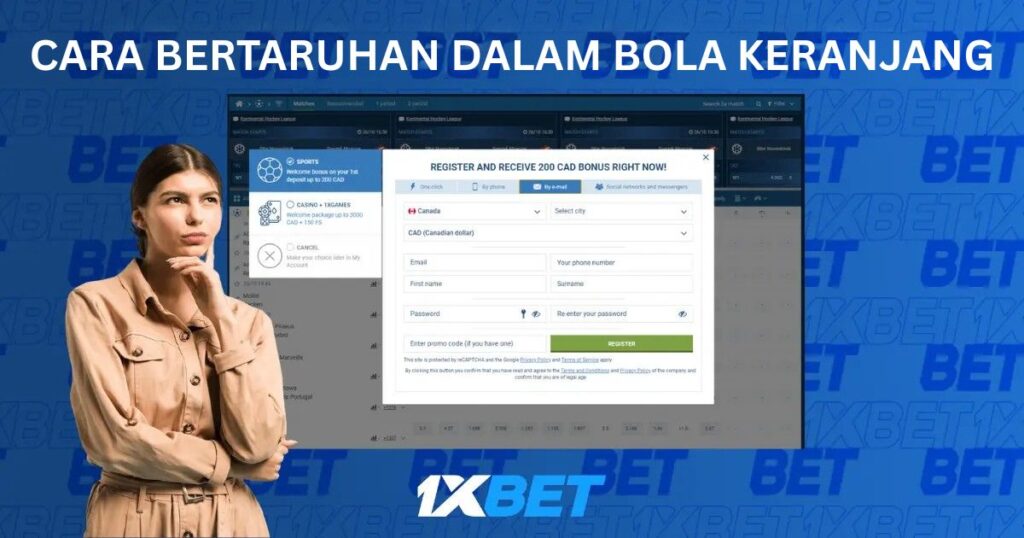 Cara Bertaruh pada Bola Keranjang di 1xBet