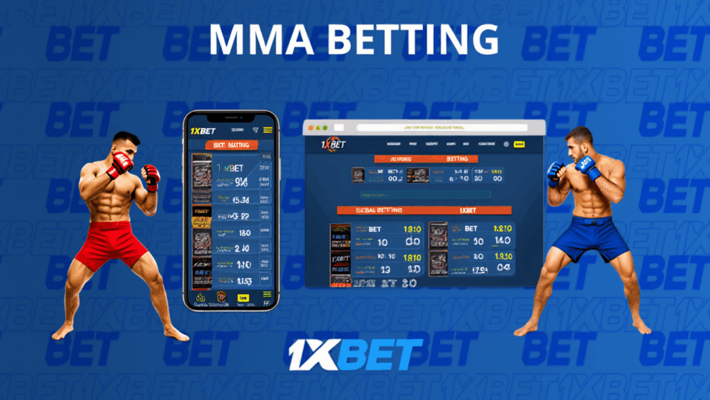 MMA betting on 1xBet mobile and desktop